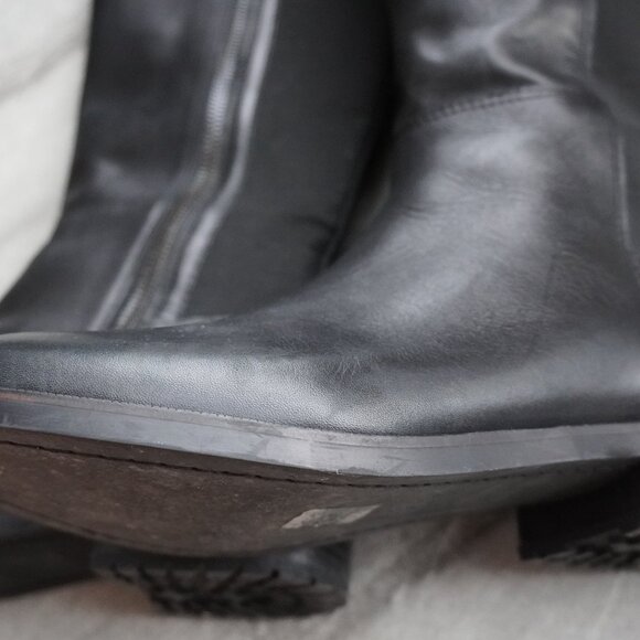 Tahari Black  Ankle Boots – Side Zip – Size 38 - Picture 3 of 14